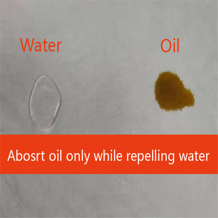 Microfiber Non woven fabric oil absorbent felt for Chemical plant oil spill