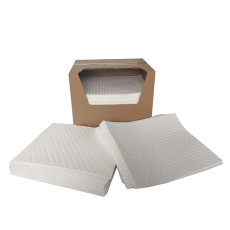 OILPH5036A Pack of 50 ECOSPILL Oil Only Absorbent Pads 50cm x 40cm 