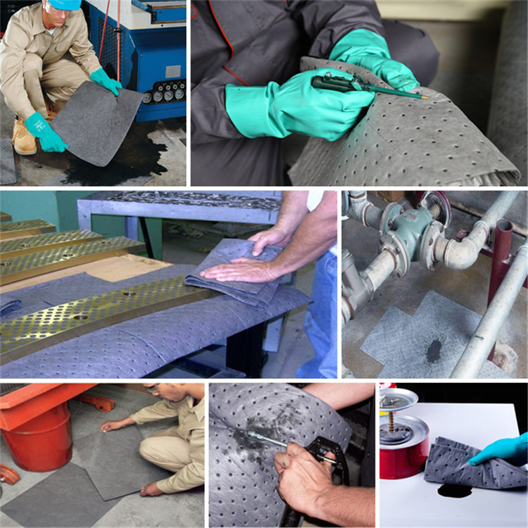 Environmental Products polypropylene general sorbent roll in the workplace spill leakage