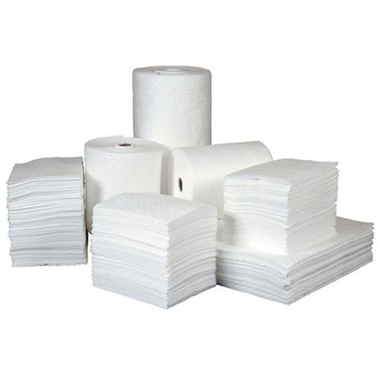 High absorbency 100% pp oil absorbing felt for Oil spill from metal processing plant