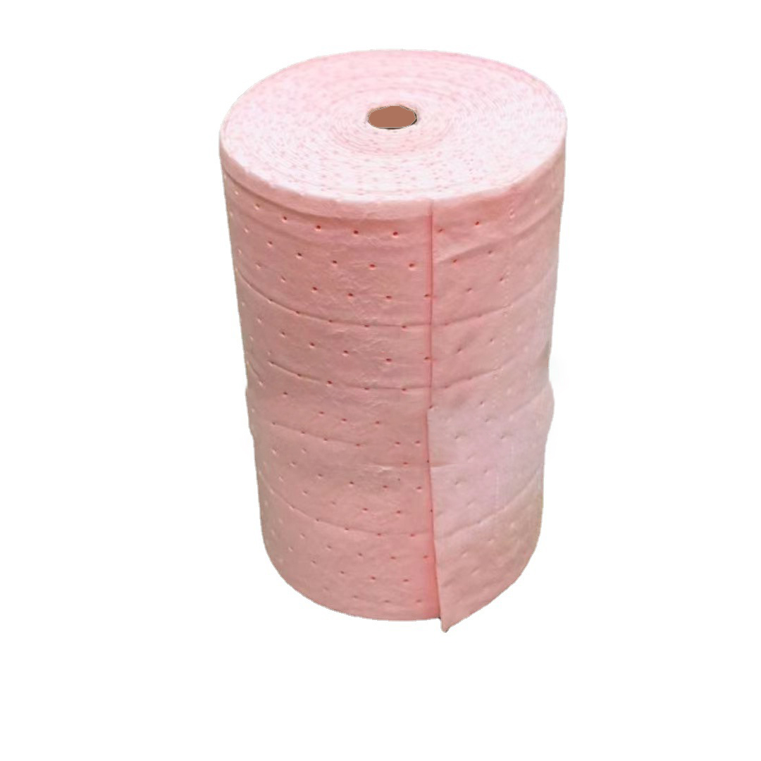 40cm*50m*5mm Pink Chemical Absorbent Roll