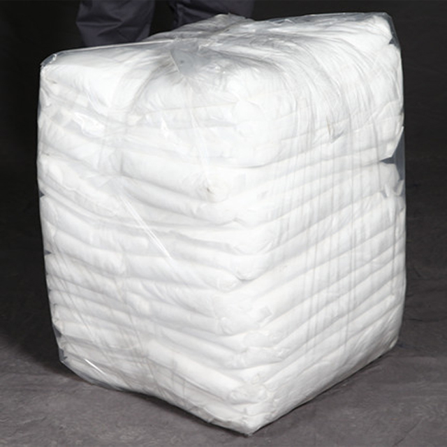 Economical oil leak oil absorbent pillow for Oil spill in warehouse area